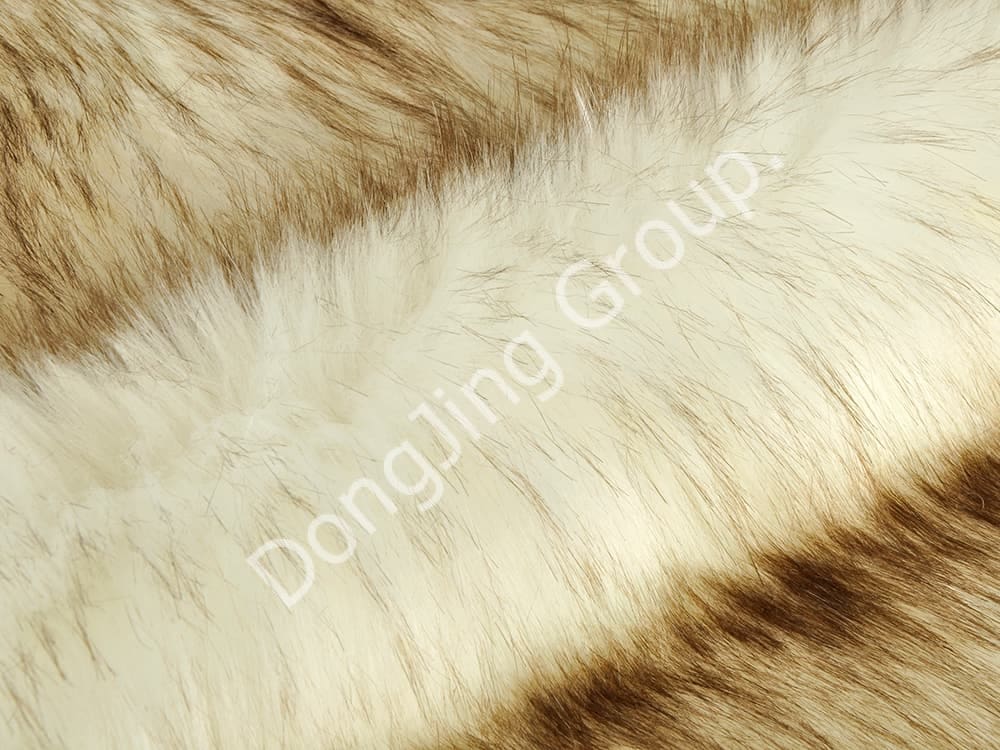 DP1028-Wit geverfde punt faux fur fabric