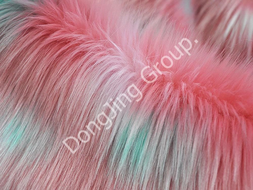 9KW0051-Gebroken wit nevelvossenbont faux fur fabric