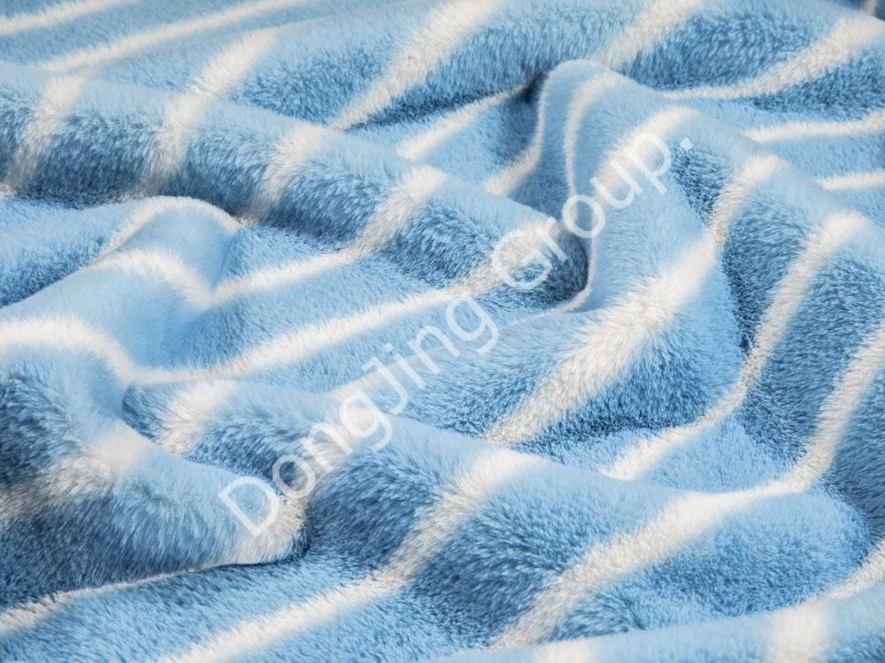 9KZ0104-Ronde net bedrukt konijnenhaar faux fur fabric