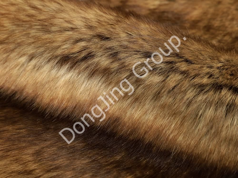 DP0628-Bruin uittrekbaar faux fur fabric