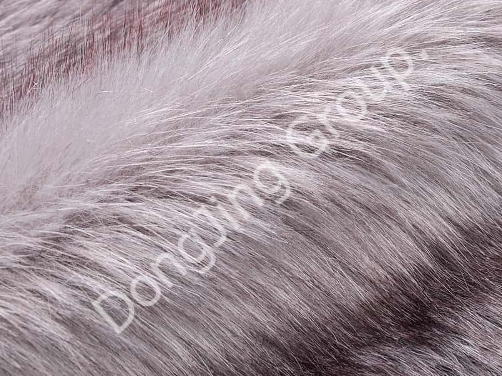 DP0699-Medium grijs geverfde punt faux fur fabric