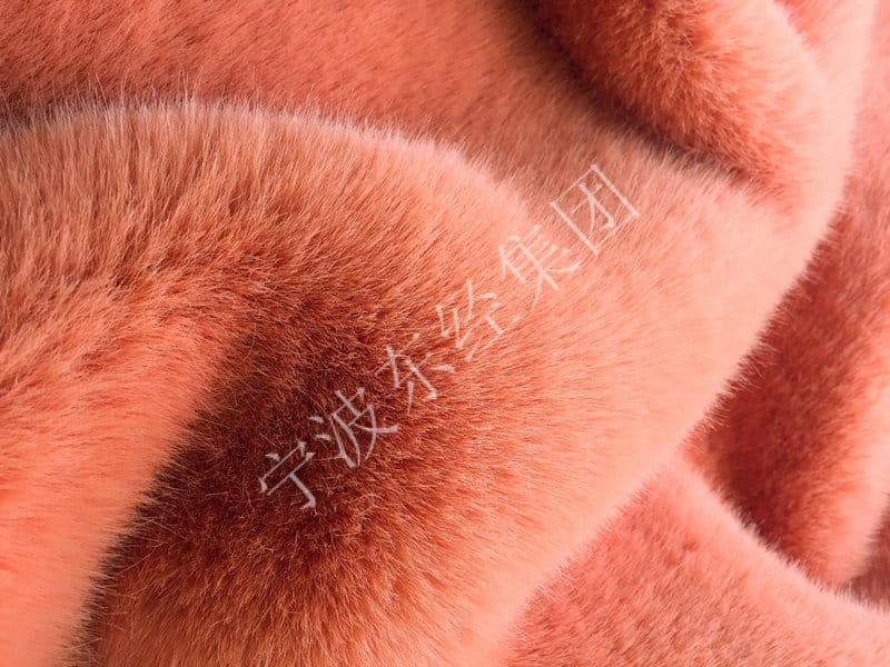 XD0005-Koraal Oranje Gouden Vos faux fur fabric