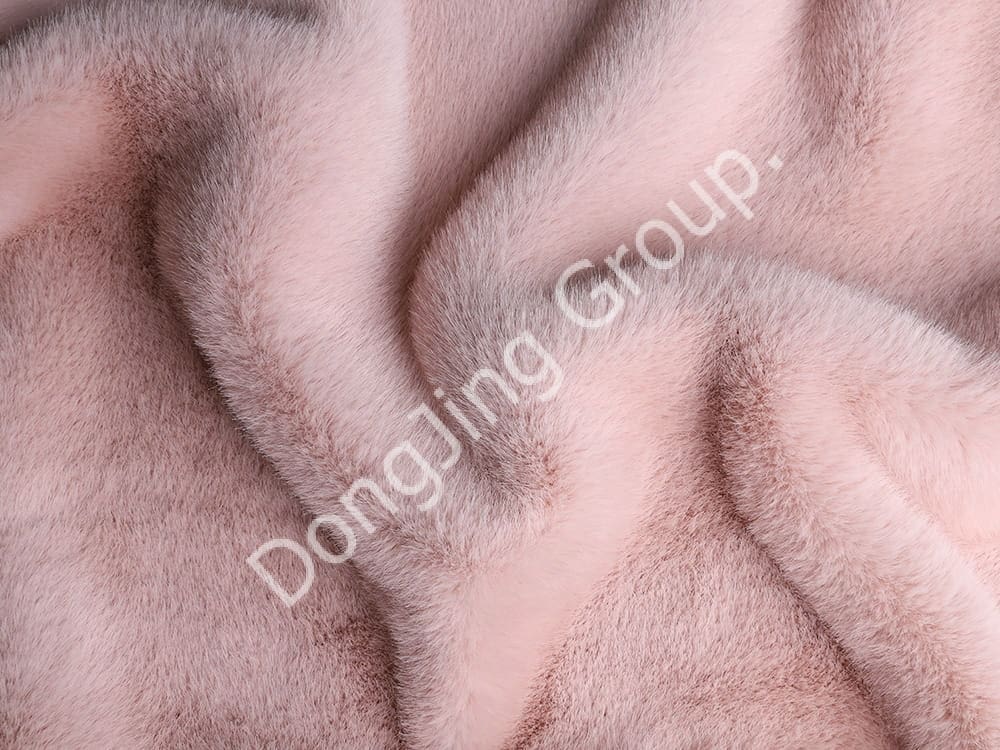 XKD0082-Mary roze Zuid-Amerikaanse nerts faux fur fabric