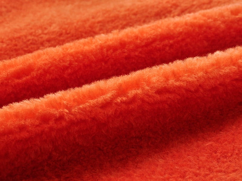 XKT0252-Koraal Oranje Kleine Toka faux fur fabric